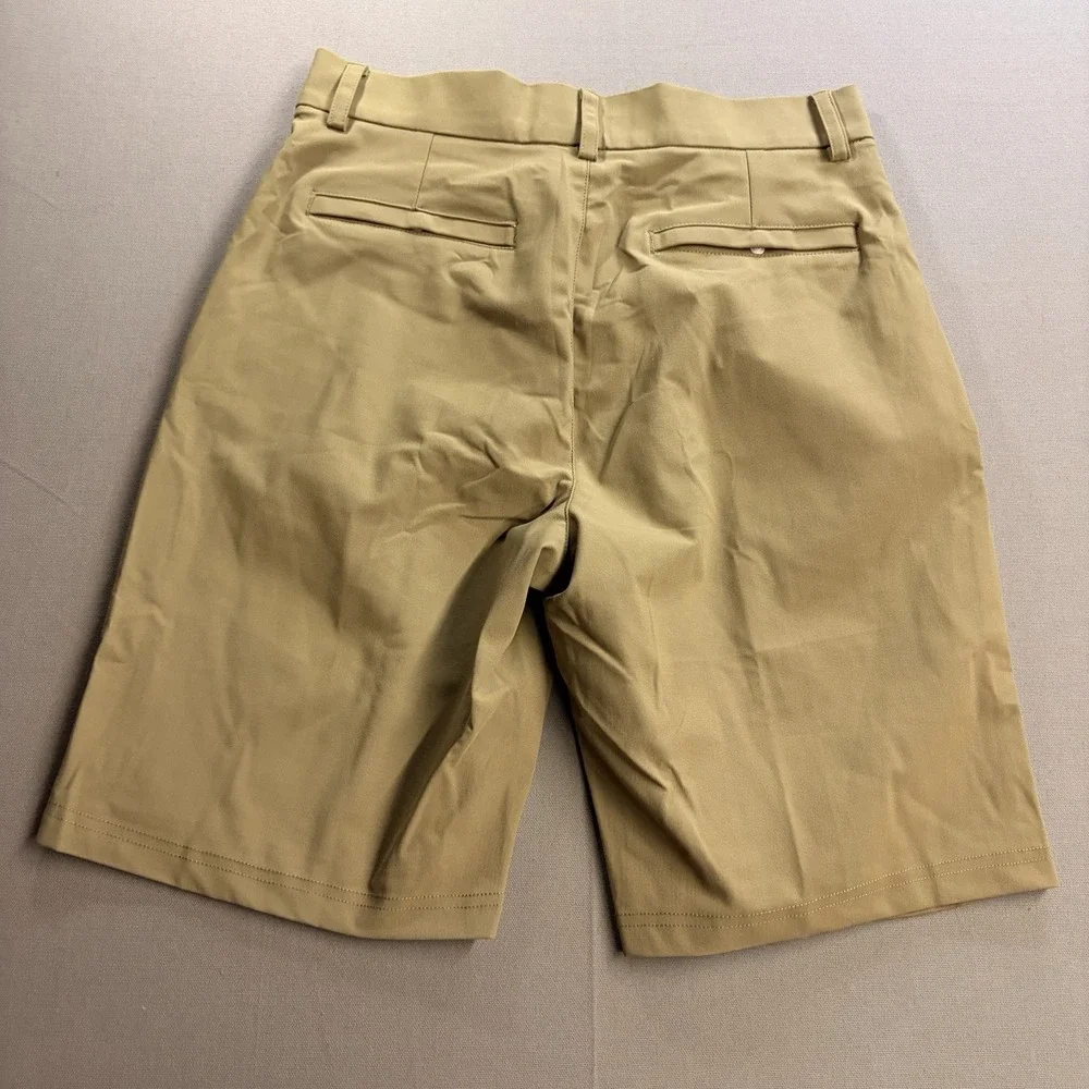 Soothefeel Mens Shorts 30W Small Khaki Golf Performance Casual NWT